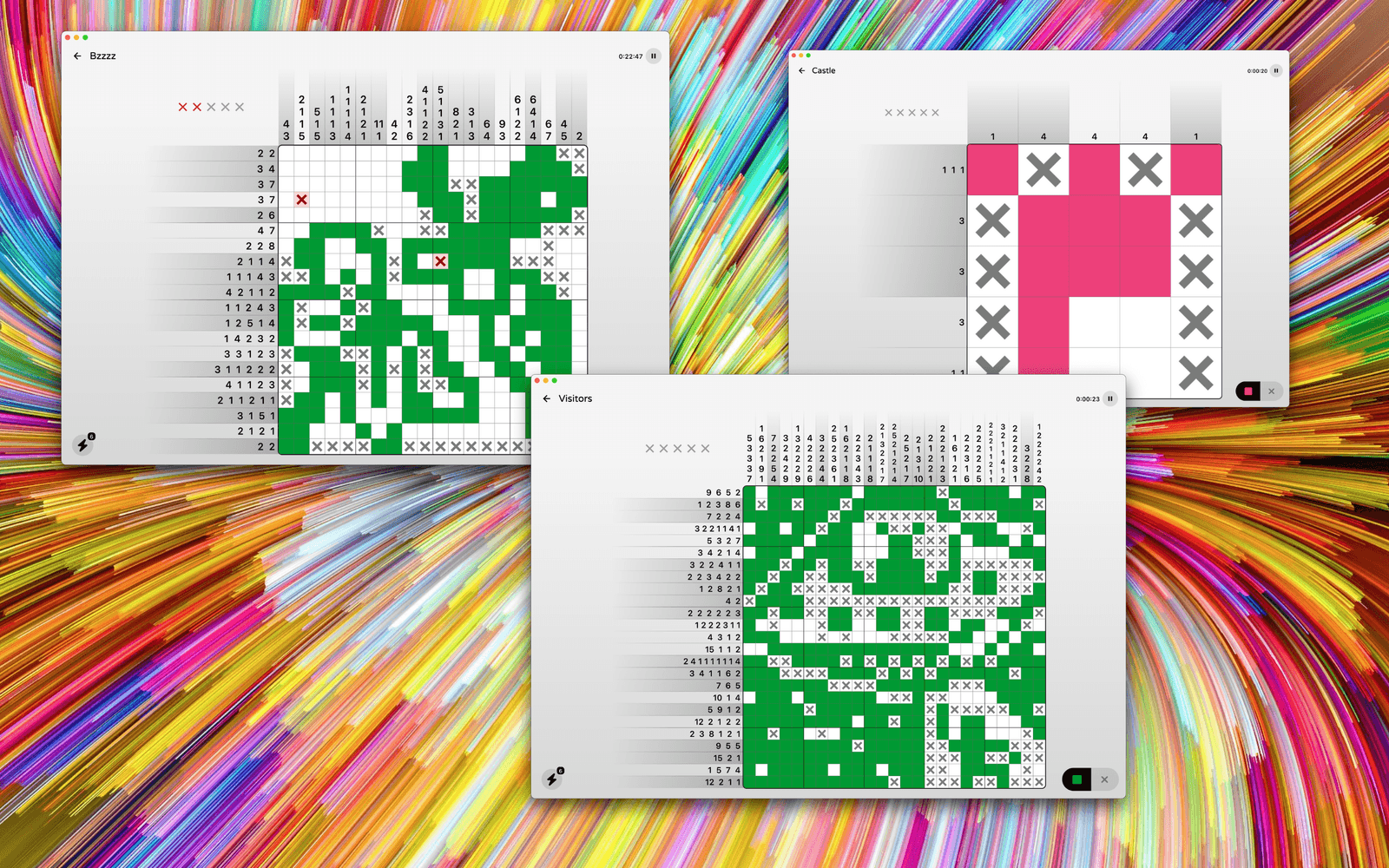 Pixelogic running on the Mac